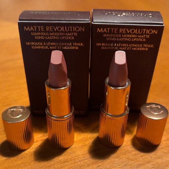 2 Charlotte Tilbury Matte Lipsticks Pillow Talk - Picture 1 of 16